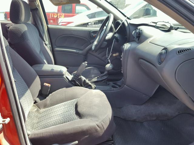 1G2NF52EX4M661001 - 2004 PONTIAC GRAND AM S RED photo 5