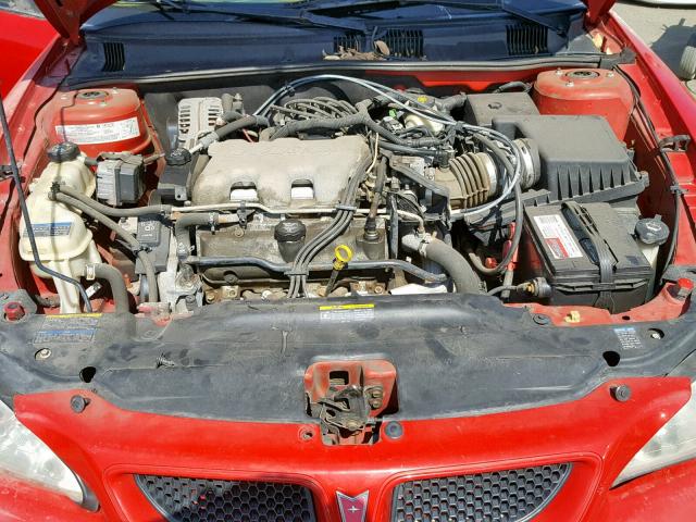 1G2NF52EX4M661001 - 2004 PONTIAC GRAND AM S RED photo 7