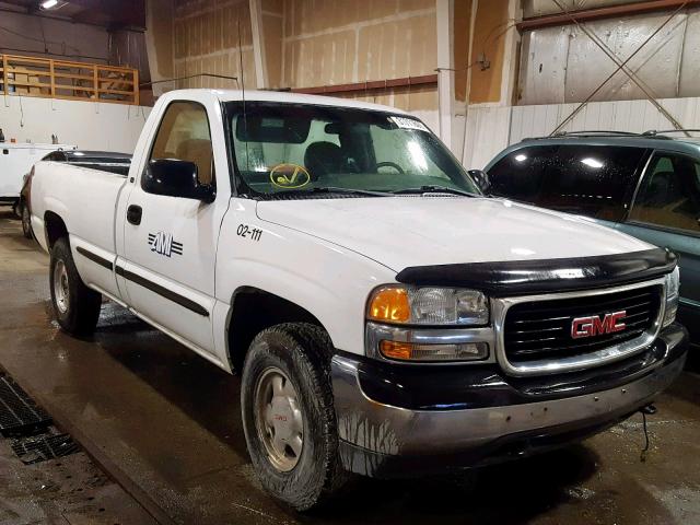 1GTEK14W4XE517366 - 1999 GMC NEW SIERRA WHITE photo 1