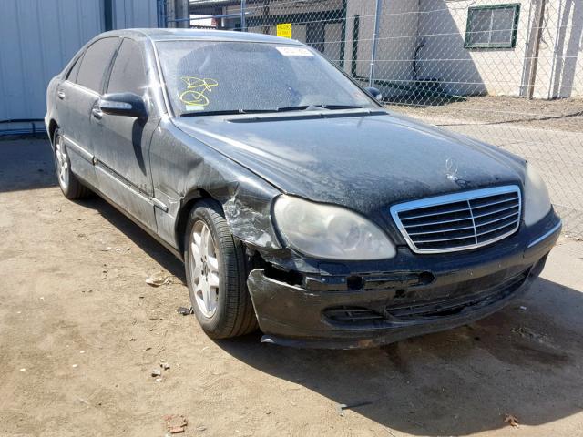 WDBNG75J83A346760 - 2003 MERCEDES-BENZ S 500 BLACK photo 1