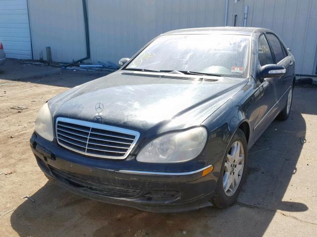 WDBNG75J83A346760 - 2003 MERCEDES-BENZ S 500 BLACK photo 2