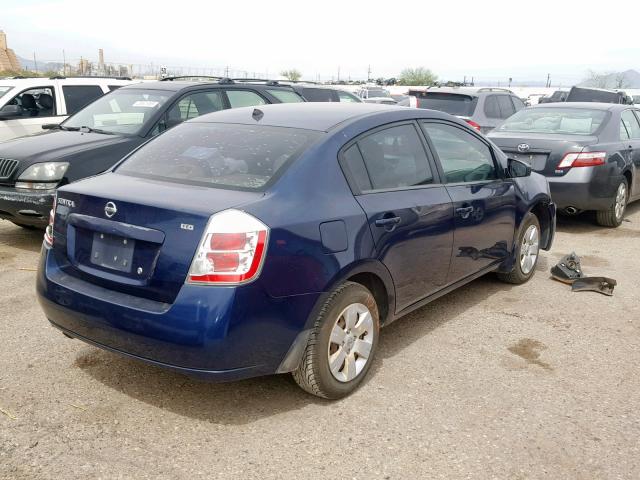 3N1AB61E59L640767 - 2009 NISSAN SENTRA 2.0 BLUE photo 4