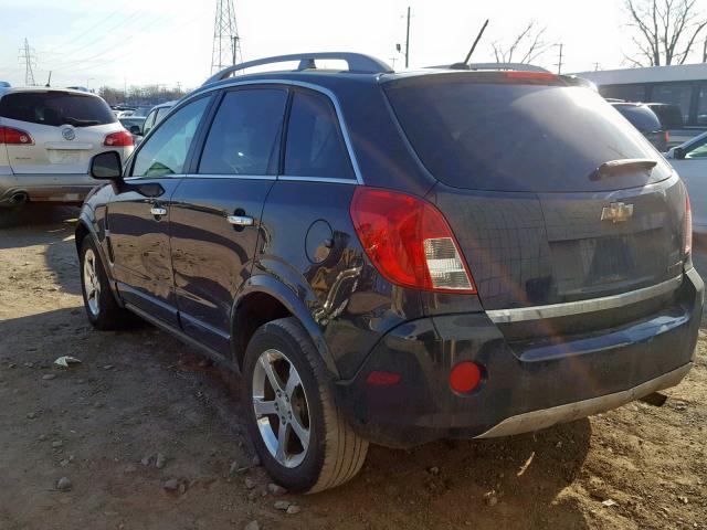 3GNAL3EK5ES533041 - 2014 CHEVROLET CAPTIVA LT BLACK photo 3