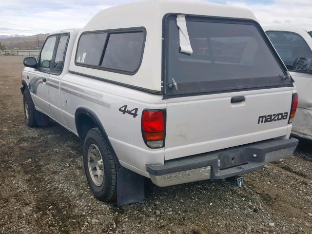 4F4CR17XXSTM12754 - 1995 MAZDA B4000 CAB WHITE photo 3