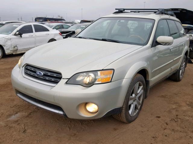 4S4BP86C854335765 - 2005 SUBARU LEGACY OUT GOLD photo 2