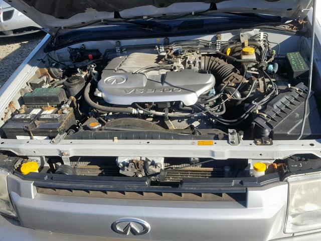 JNRDR09Y43W303851 - 2003 INFINITI QX4 SILVER photo 7