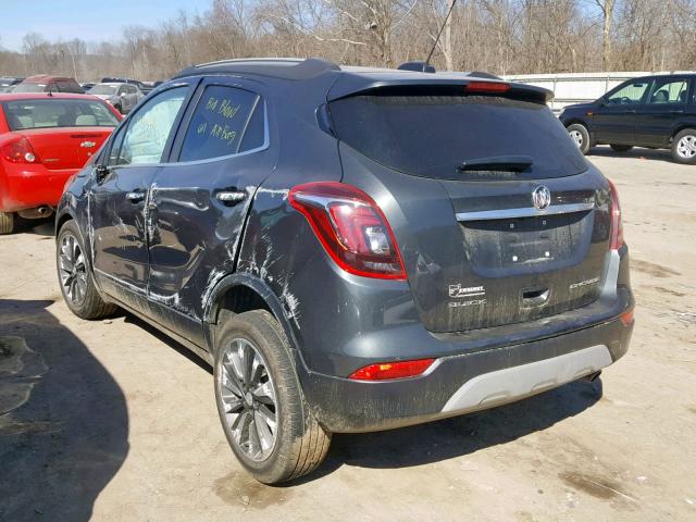 KL4CJBSB6JB606679 - 2018 BUICK ENCORE PRE GRAY photo 3