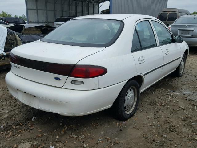 1FALP10P3VW138380 - 1997 FORD ESCORT WHITE photo 4