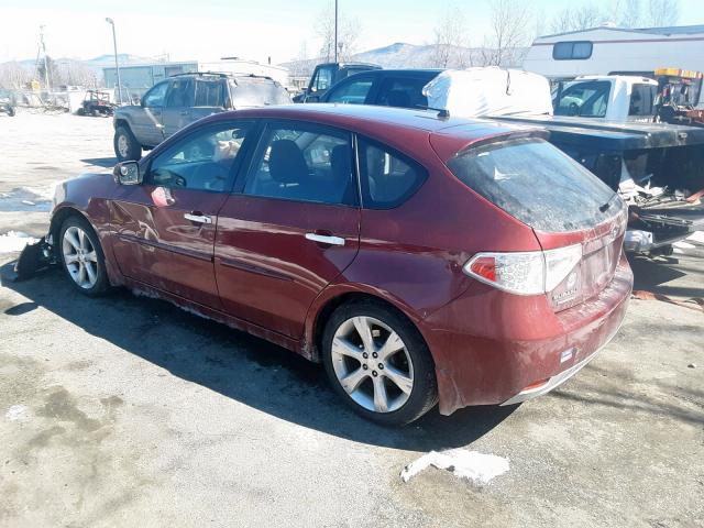 JF1GH6D69BH823531 - 2011 SUBARU IMPREZA OU RED photo 3