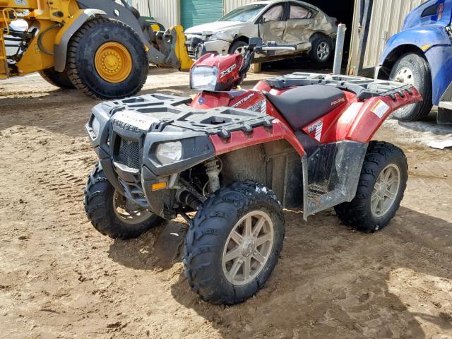 4XAZN8EA1DA060272 - 2013 POLARIS SPORTSMAN BURGUNDY photo 2