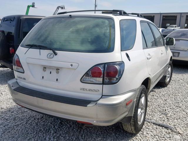 JTJGF10U630160102 - 2003 LEXUS RX 300 WHITE photo 4