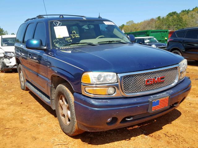 1GKEK63U45J195852 - 2005 GMC YUKON DENA BLUE photo 1