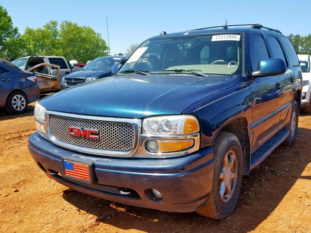 1GKEK63U45J195852 - 2005 GMC YUKON DENA BLUE photo 2