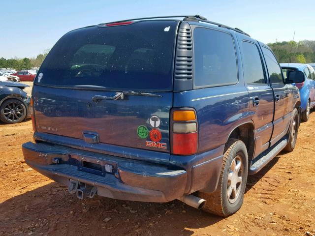 1GKEK63U45J195852 - 2005 GMC YUKON DENA BLUE photo 4