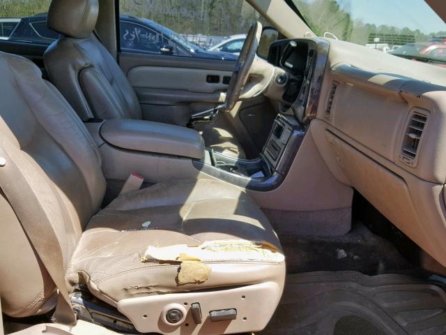 1GKEK63U45J195852 - 2005 GMC YUKON DENA BLUE photo 5