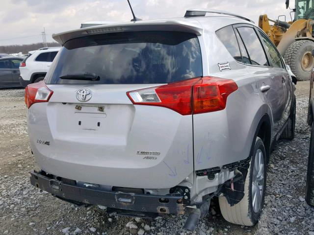 JTMDFREVXEJ009928 - 2014 TOYOTA RAV4 LIMIT SILVER photo 4