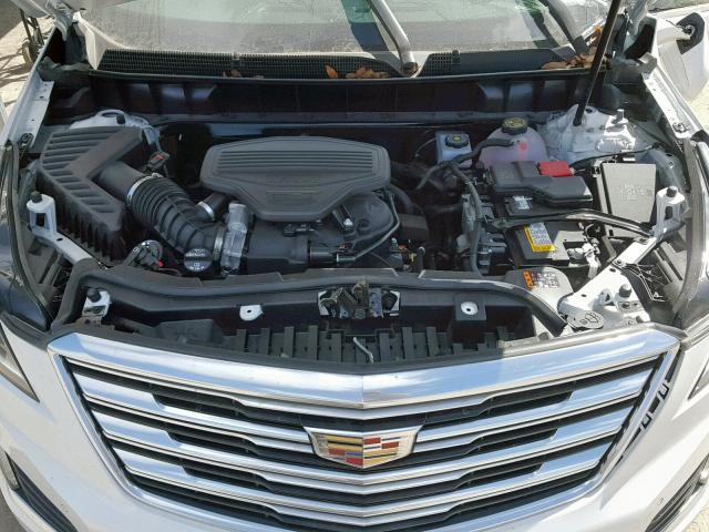 1GYKNDRS7KZ121686 - 2019 CADILLAC XT5 LUXURY WHITE photo 7