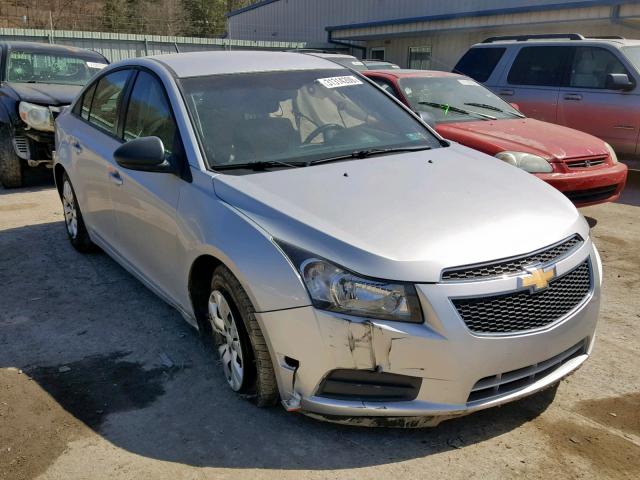 1G1PA5SG8D7115177 - 2013 CHEVROLET CRUZE LS SILVER photo 1