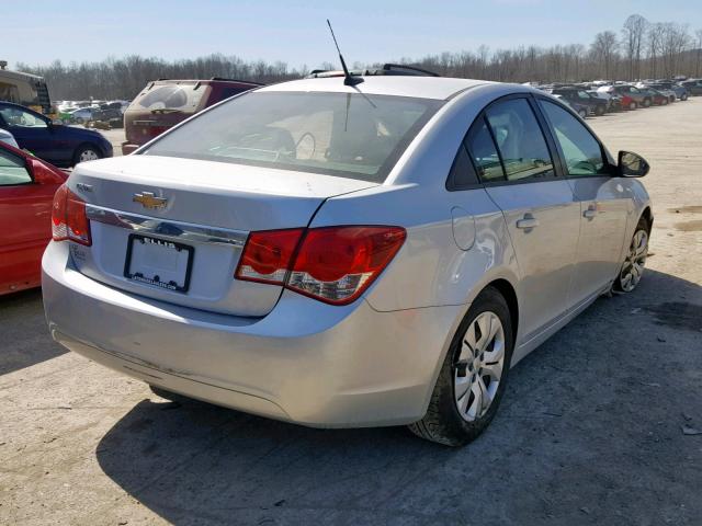 1G1PA5SG8D7115177 - 2013 CHEVROLET CRUZE LS SILVER photo 4