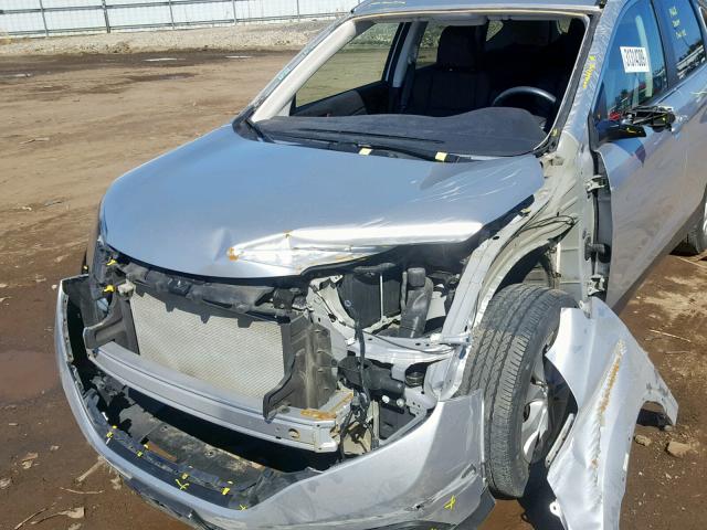 2HKRM4H73EH712792 - 2014 HONDA CR-V EXL SILVER photo 9