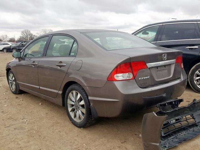 2HGFA16819H525329 - 2009 HONDA CIVIC EX  photo 3