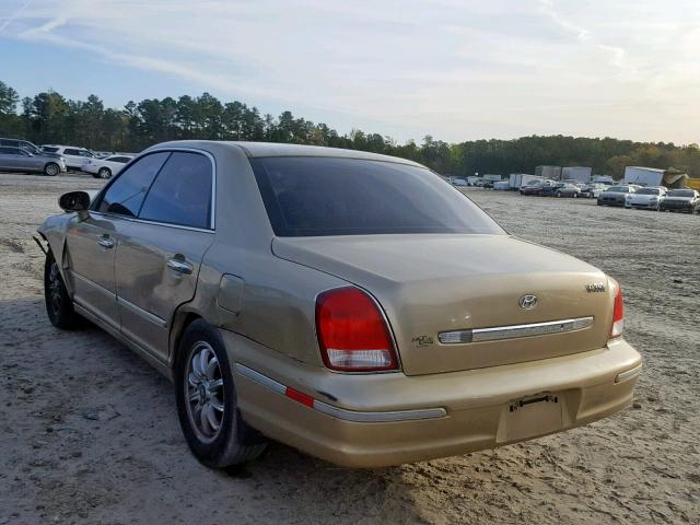 KMHFU45E83A263101 - 2003 HYUNDAI XG 350 GOLD photo 3