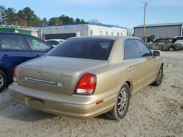 KMHFU45E83A263101 - 2003 HYUNDAI XG 350 GOLD photo 4