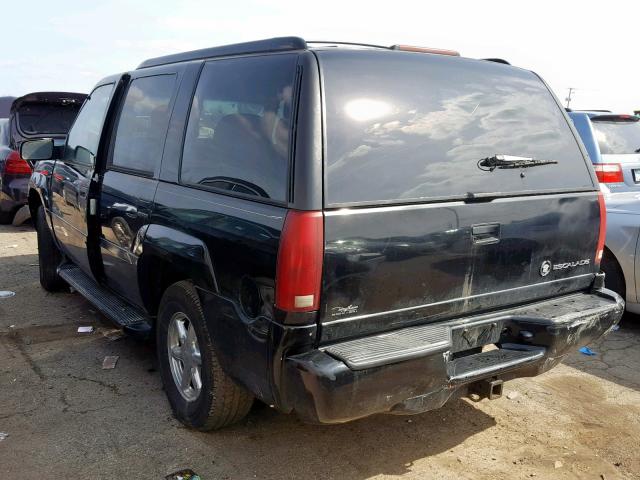 1GYEK13R3YR167065 - 2000 CADILLAC ESCALADE BLACK photo 3