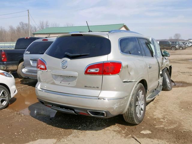 5GAKRCKD1DJ266886 - 2013 BUICK ENCLAVE GOLD photo 4