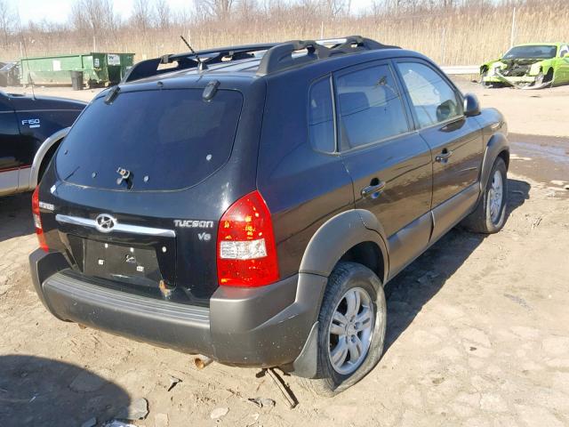 KM8JN12D46U257039 - 2006 HYUNDAI TUCSON GLS 黑色 照片 4