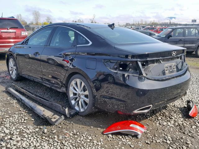 KMHFH4JG4DA265120 - 2013 HYUNDAI AZERA GLS BLACK photo 3