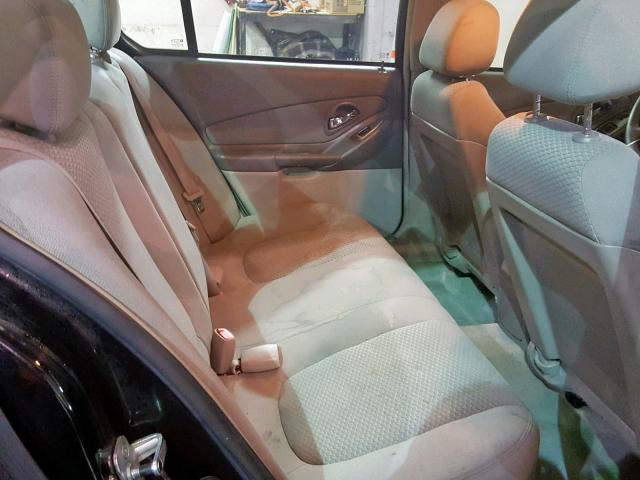 1G1ZS58F47F169431 - 2007 CHEVROLET MALIBU LS BLACK photo 6