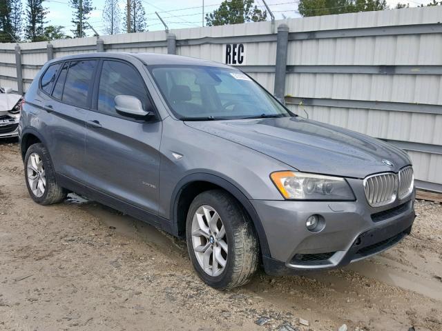 5UXWX7C58BLL15182 - 2011 BMW X3 XDRIVE3 GRAY photo 1