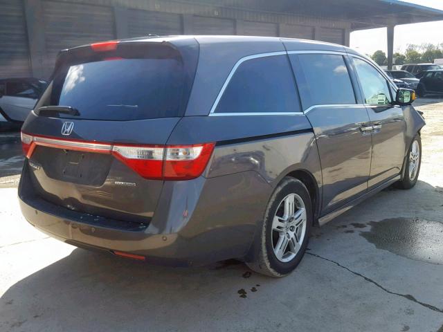 5FNRL5H9XCB059089 - 2012 HONDA ODYSSEY TO GRAY photo 4