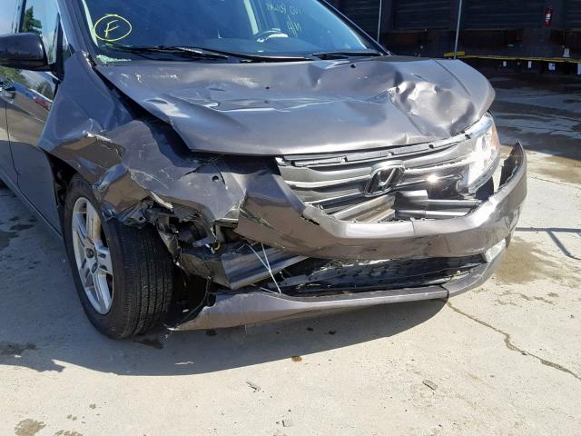 5FNRL5H9XCB059089 - 2012 HONDA ODYSSEY TO GRAY photo 9