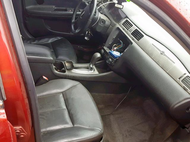 2G1WD58C281256966 - 2008 CHEVROLET IMPALA SUP წითელი ფოტო 5