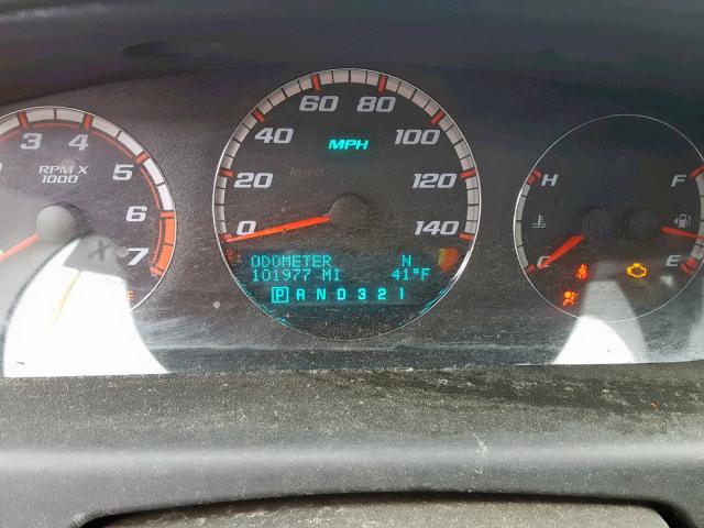 2G1WD58C281256966 - 2008 CHEVROLET IMPALA SUP წითელი ფოტო 8