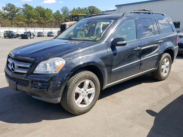 4JGBF71E77A173816 - 2007 MERCEDES-BENZ GL 450 4MA BLACK photo 2