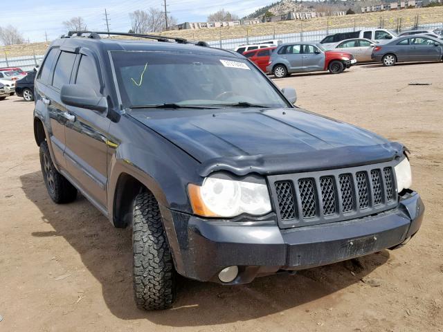 1J8HR68258C181469 - 2008 JEEP GRAND CHER BLACK photo 1