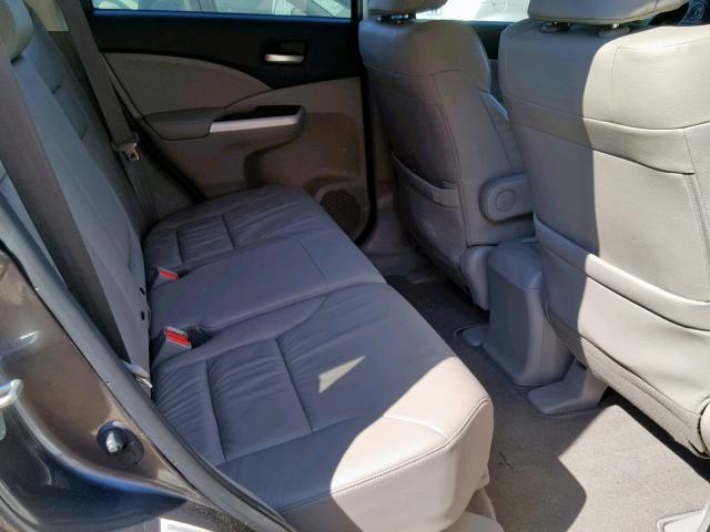 JHLRM4H73CC004828 - 2012 HONDA CR-V EXL GRAY photo 6