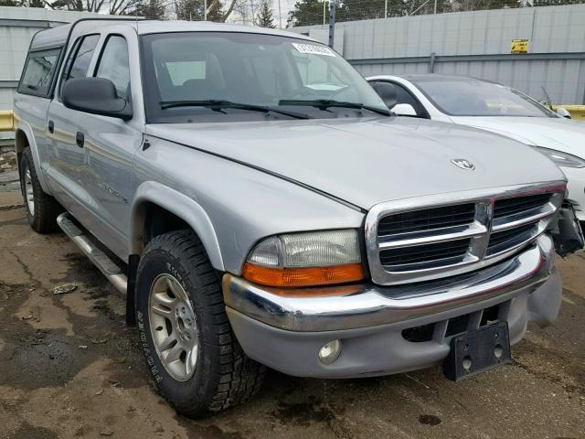 1B7HL48X32S719298 - 2002 DODGE DAKOTA QUA SILVER photo 1