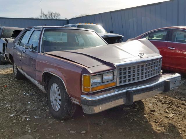 2FABP74F7HX223831 - 1987 FORD CROWN VICT BROWN photo 1