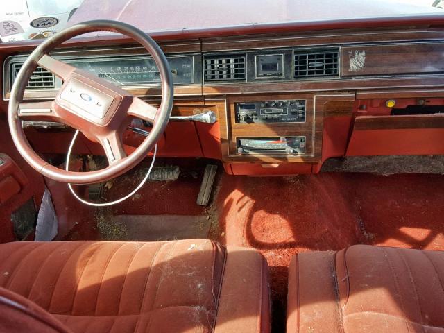 2FABP74F7HX223831 - 1987 FORD CROWN VICT BROWN photo 9