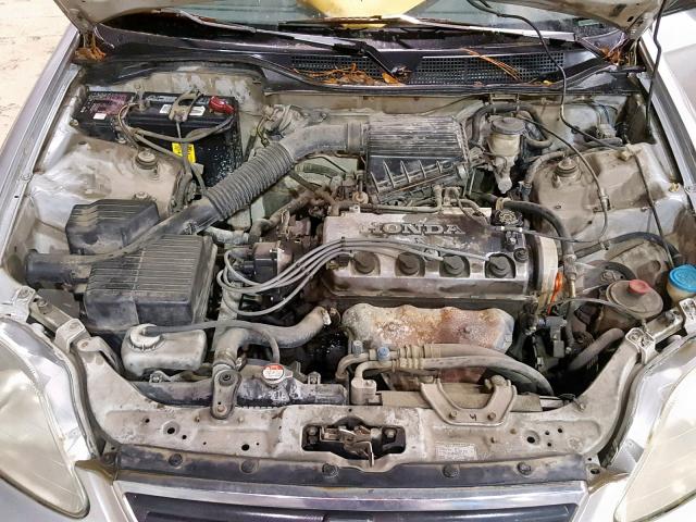 2HGEJ6612YH580561 - 2000 HONDA CIVIC BASE SILVER photo 7