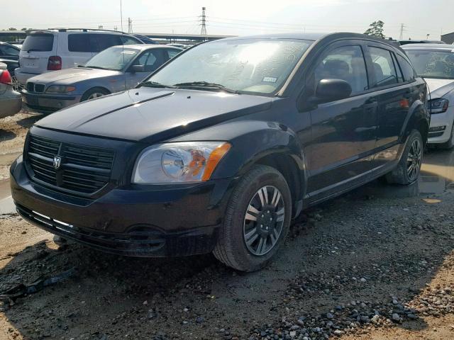 1B3HB28B07D536739 - 2007 DODGE CALIBER BLACK photo 2