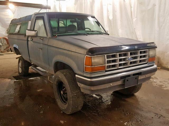 1FTCR11T3MUB08886 - 1991 FORD RANGER BLUE photo 1