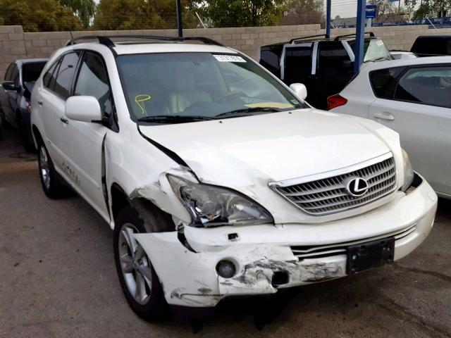 JTJGW31U782009758 - 2008 LEXUS RX 400H WHITE photo 1