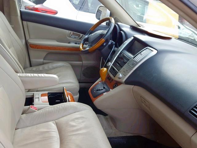 JTJGW31U782009758 - 2008 LEXUS RX 400H WHITE photo 5