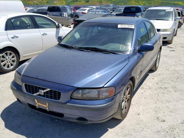YV1RS58D112087297 - 2001 VOLVO S60 2.4T BLUE photo 2