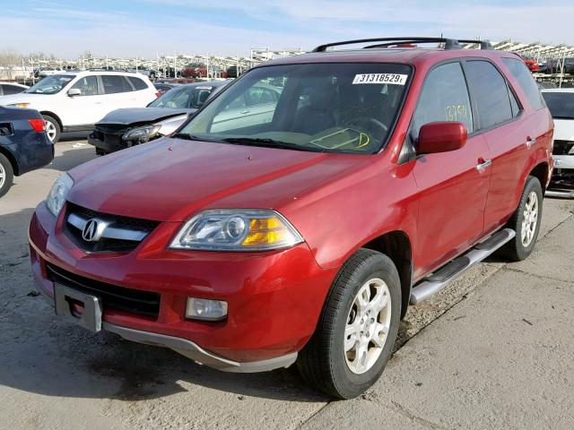 2HNYD18994H517292 - 2004 ACURA MDX TOURIN RED photo 2